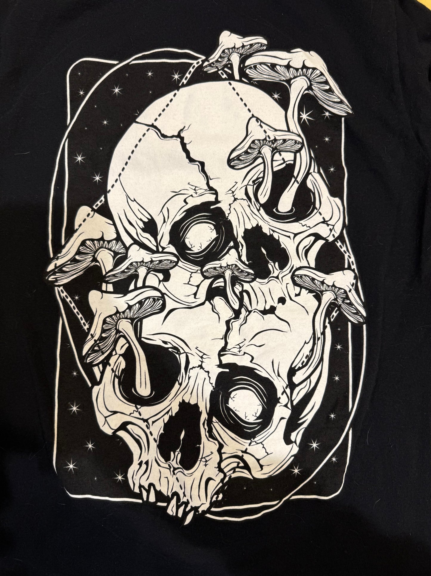Mushroom Skull Graphic Tee