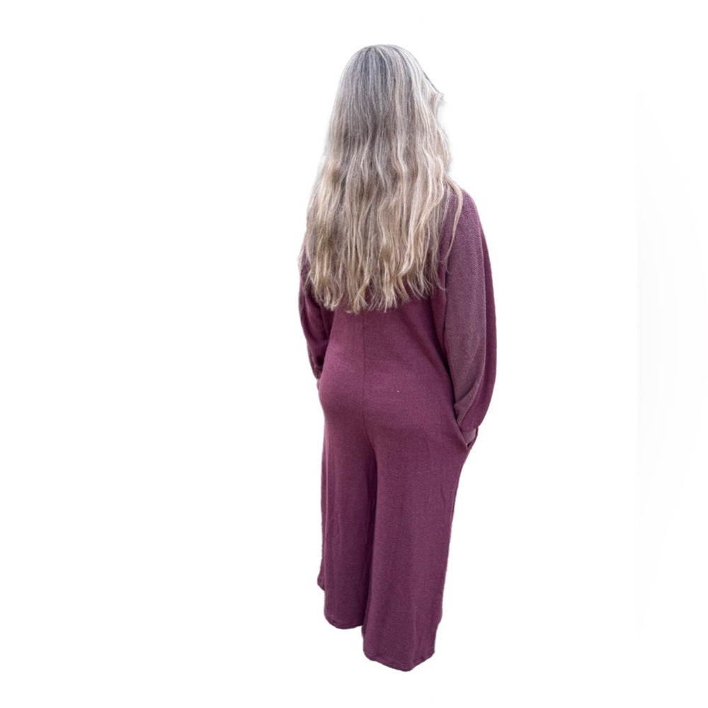 French Terry Oversized Jumpsuit - Multiple Colors