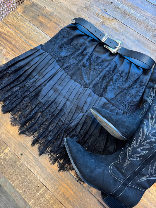 VIVIANE LACE SLIP SKIRT- Multiple Colors