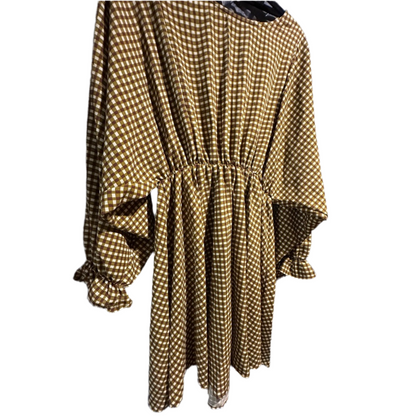Plaid Flowy Mid Dress-Multiple Colors