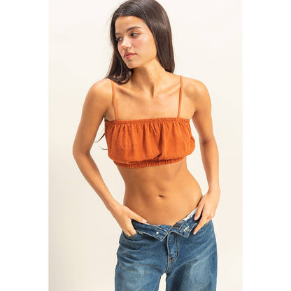 Cami Bandeau Crop Top (multiple colors)