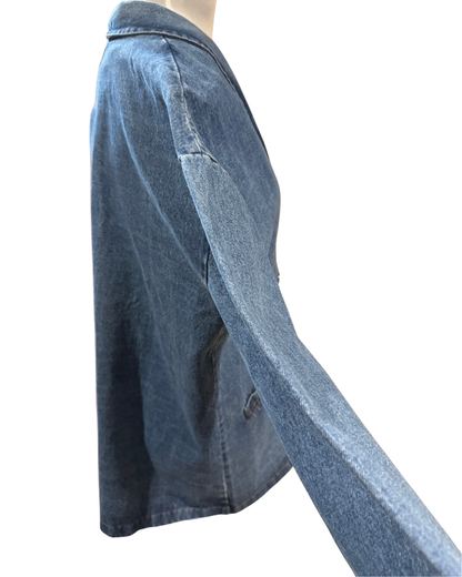 Blue Blazer Denim Jacket