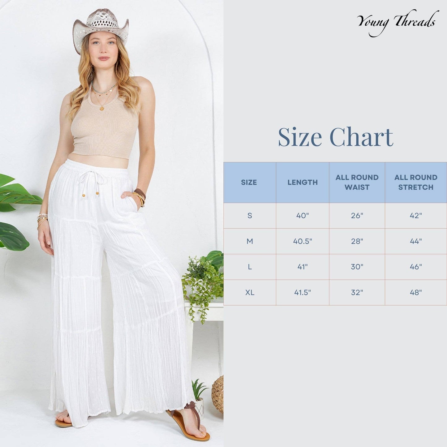 Retro Revival Long Flared Patchwork Pants (2 options)