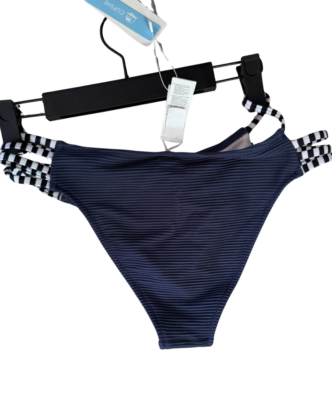 NWT - Cupshe Navy Bikini - women's medium