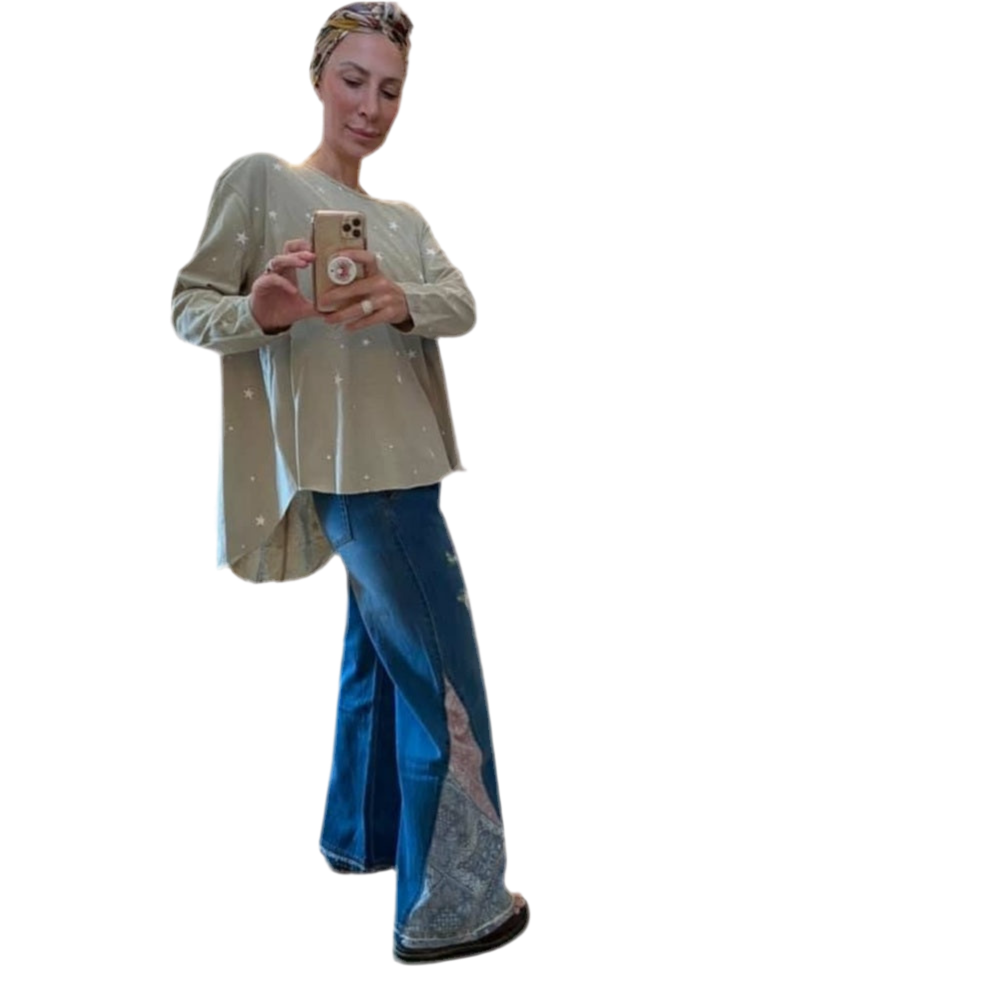 Boho Flared Jeans