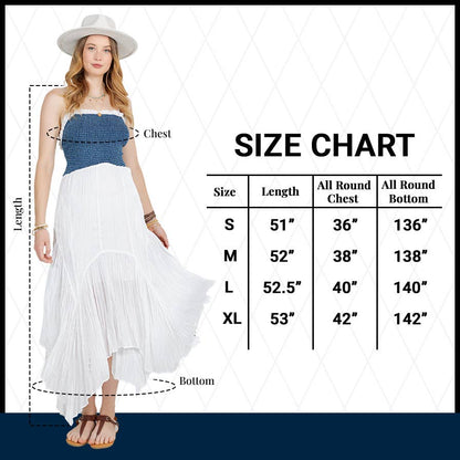 Handkerchief Hem Mid-Length Dress