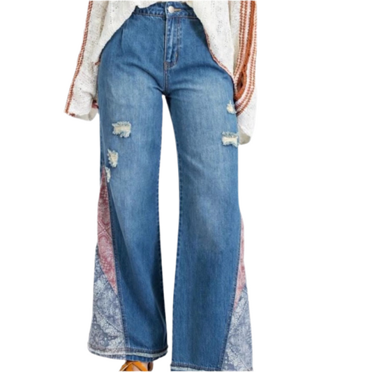 Boho Flared Jeans