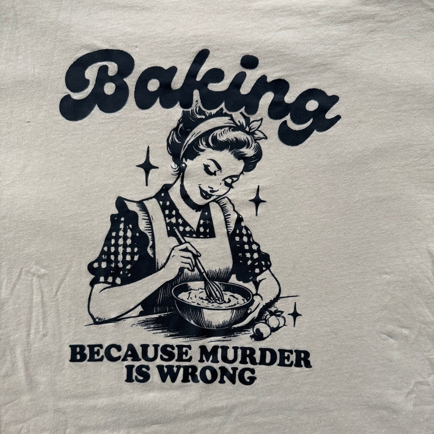 Baking Graphic Tee (preloved)