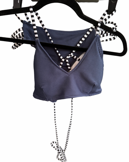 NWT - Cupshe Navy Bikini - women's medium