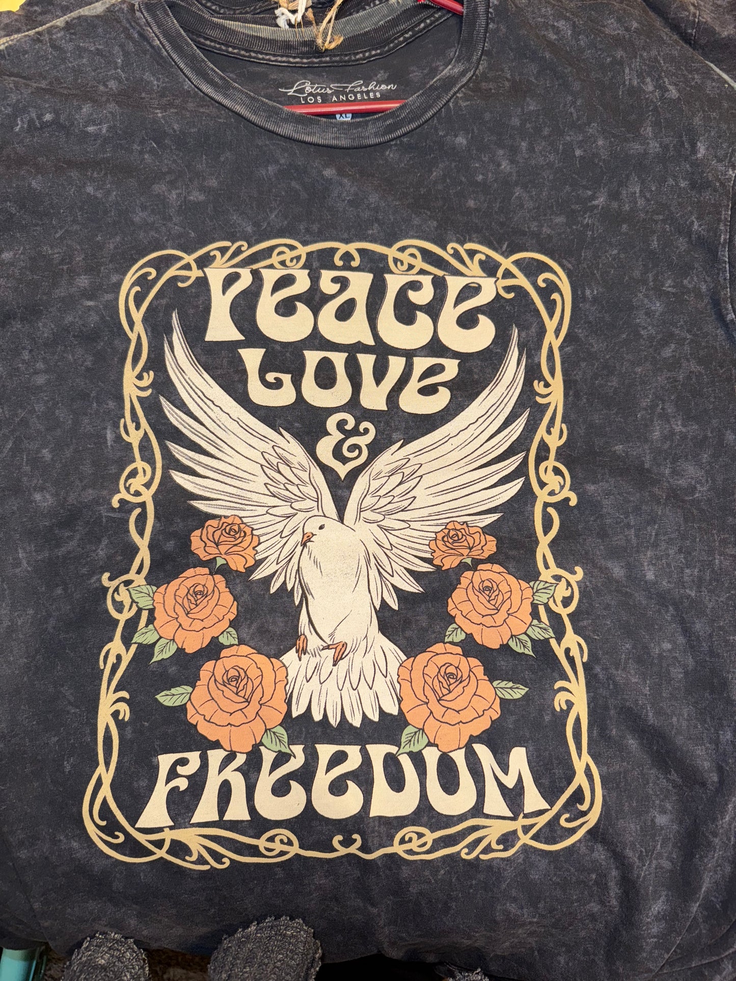 Peace Love Freedom Graphic Tee