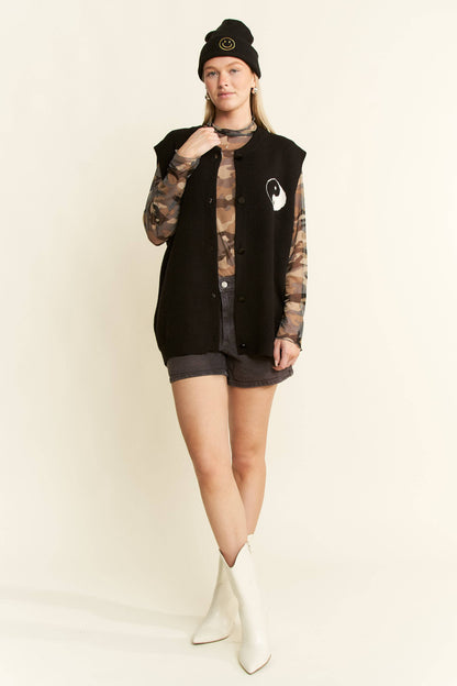 YIN YANG SWEATER VEST