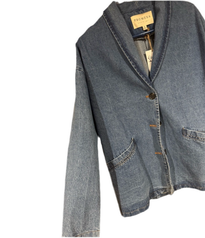 Blue Blazer Denim Jacket