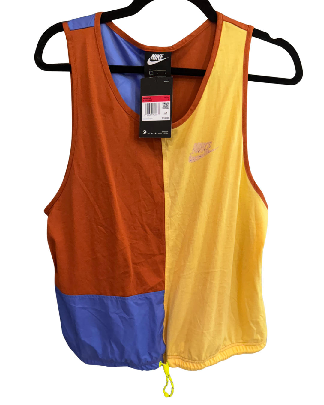 NWT - Nike Color Block Icon Clash Top women's large