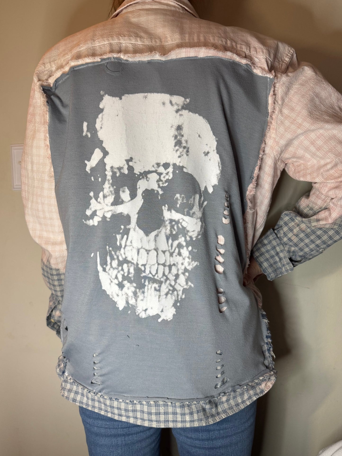 Custom Skull Flannel