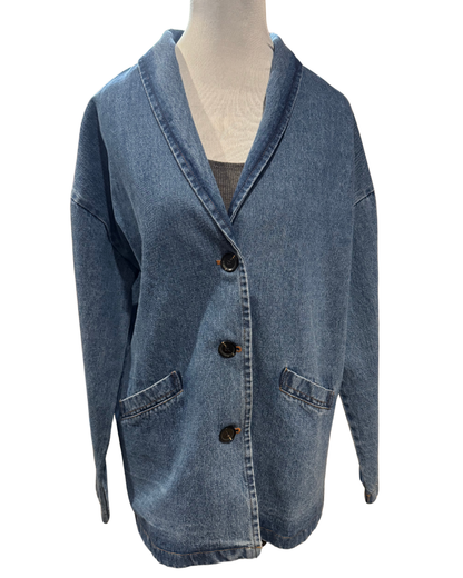 Blue Blazer Denim Jacket