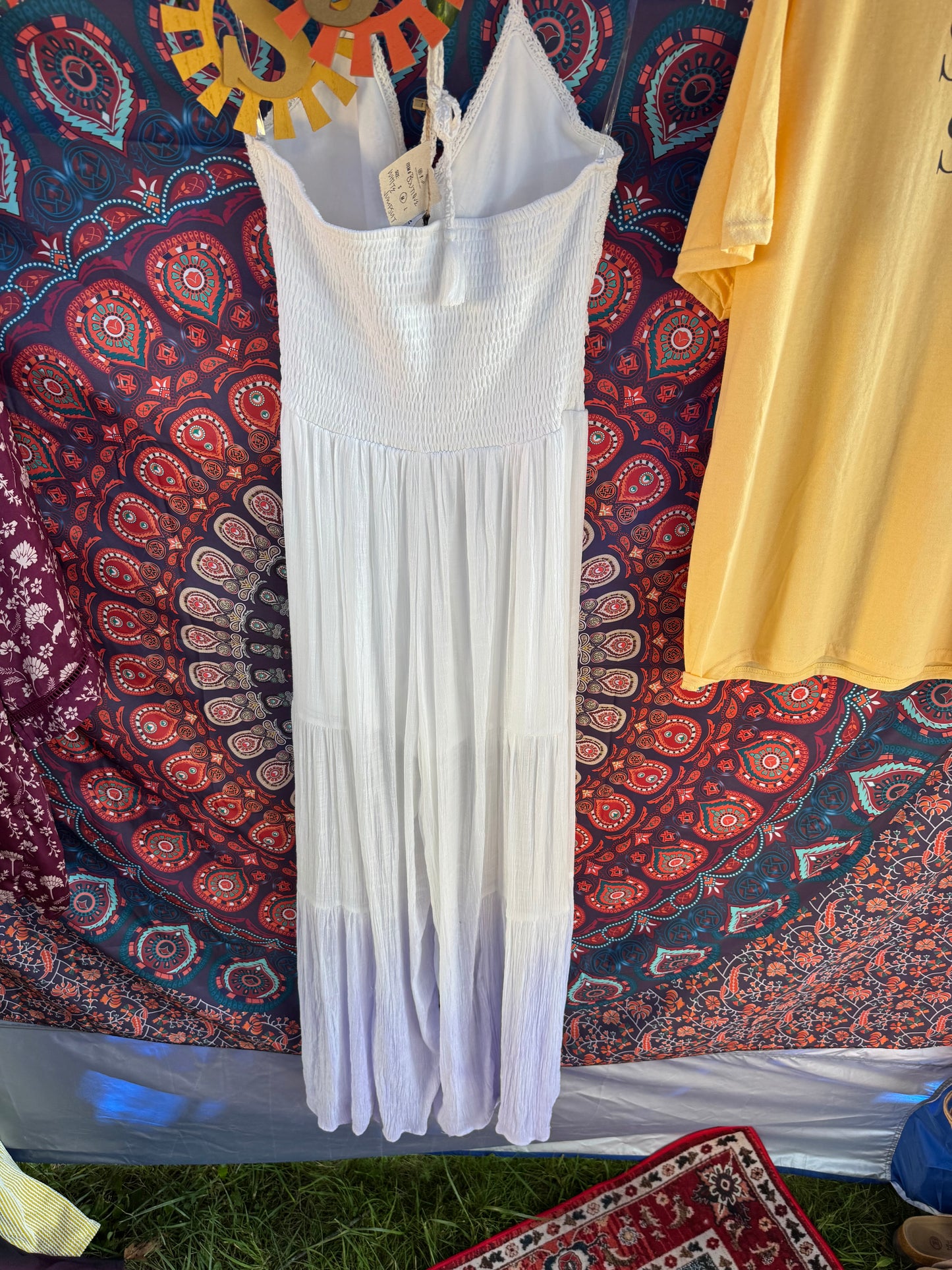 Halter Neck Crochet Wide Leg Jumpsuit (multiple colors)