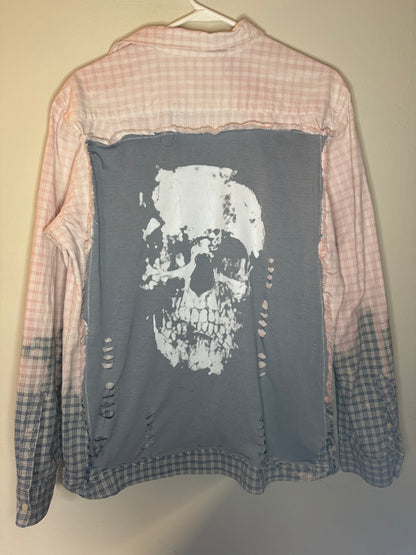 Custom Skull Flannel
