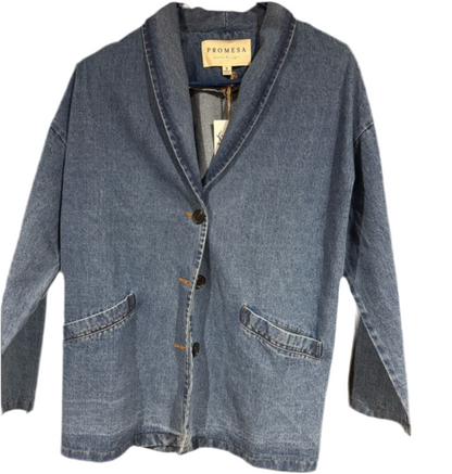 Blue Blazer Denim Jacket