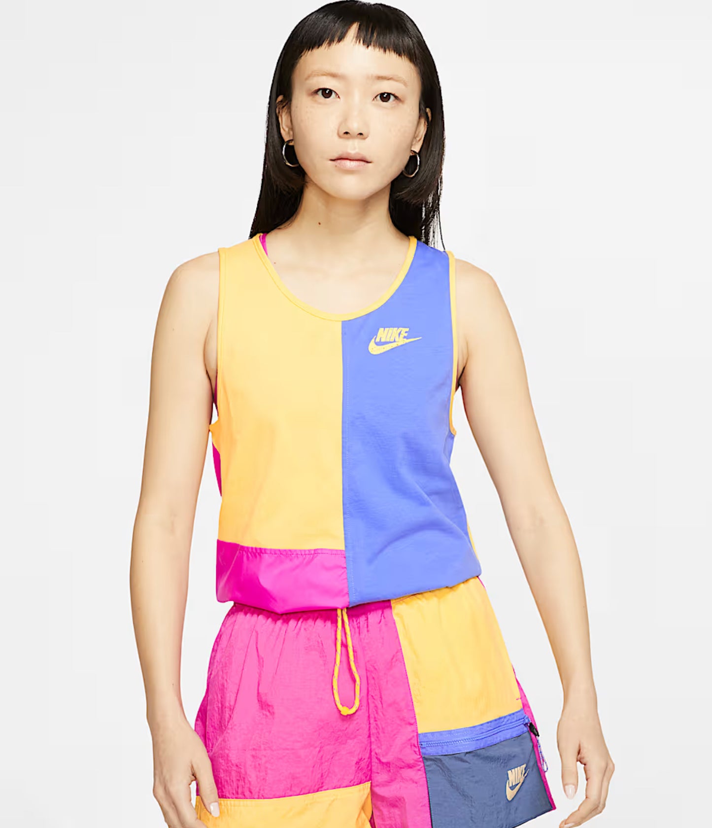 NWT - Nike Color Block Icon Clash Top women's large