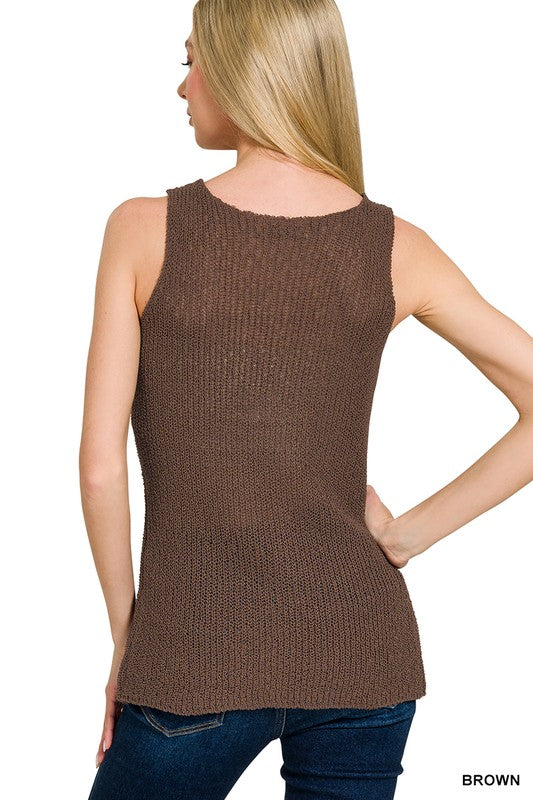 Hook & Eye Sweater Vest - multiple colors