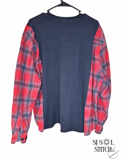 SJ original graphic flannel