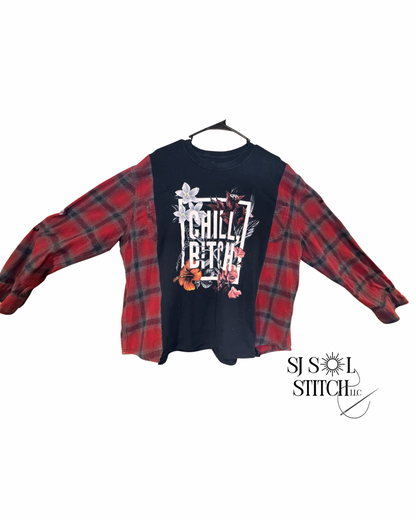 SJ original graphic flannel