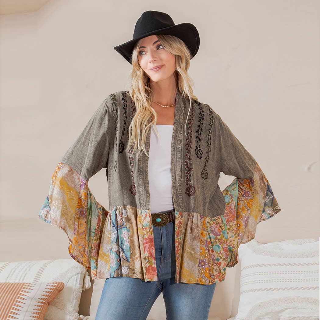 Vintage Bohemian : Patchwork Shirt