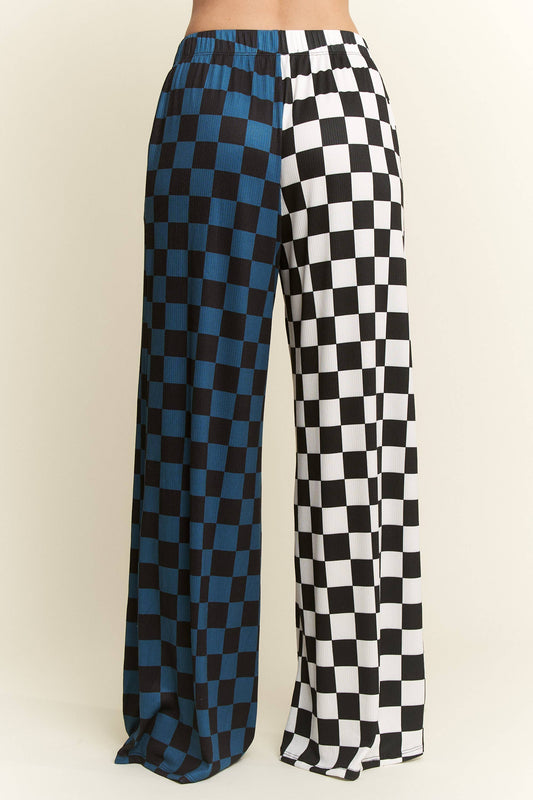 SPLIT DECISION CHECKERED PANTS
