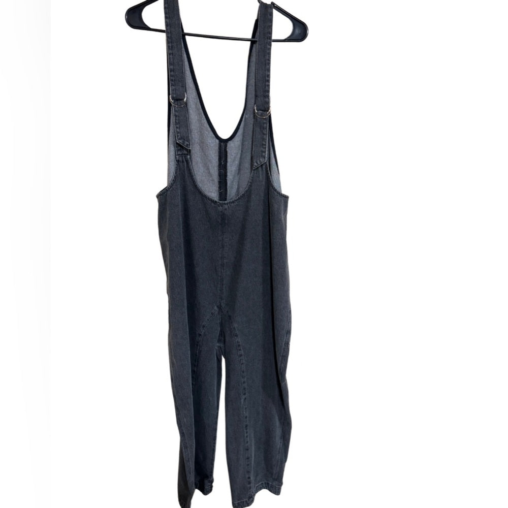 Bibi Black Denim Jumpsuit Women's Medium