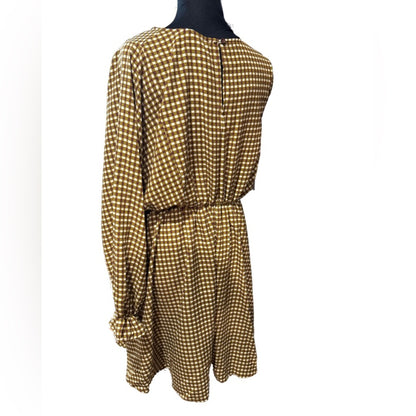 Plaid Flowy Mid Dress-Multiple Colors