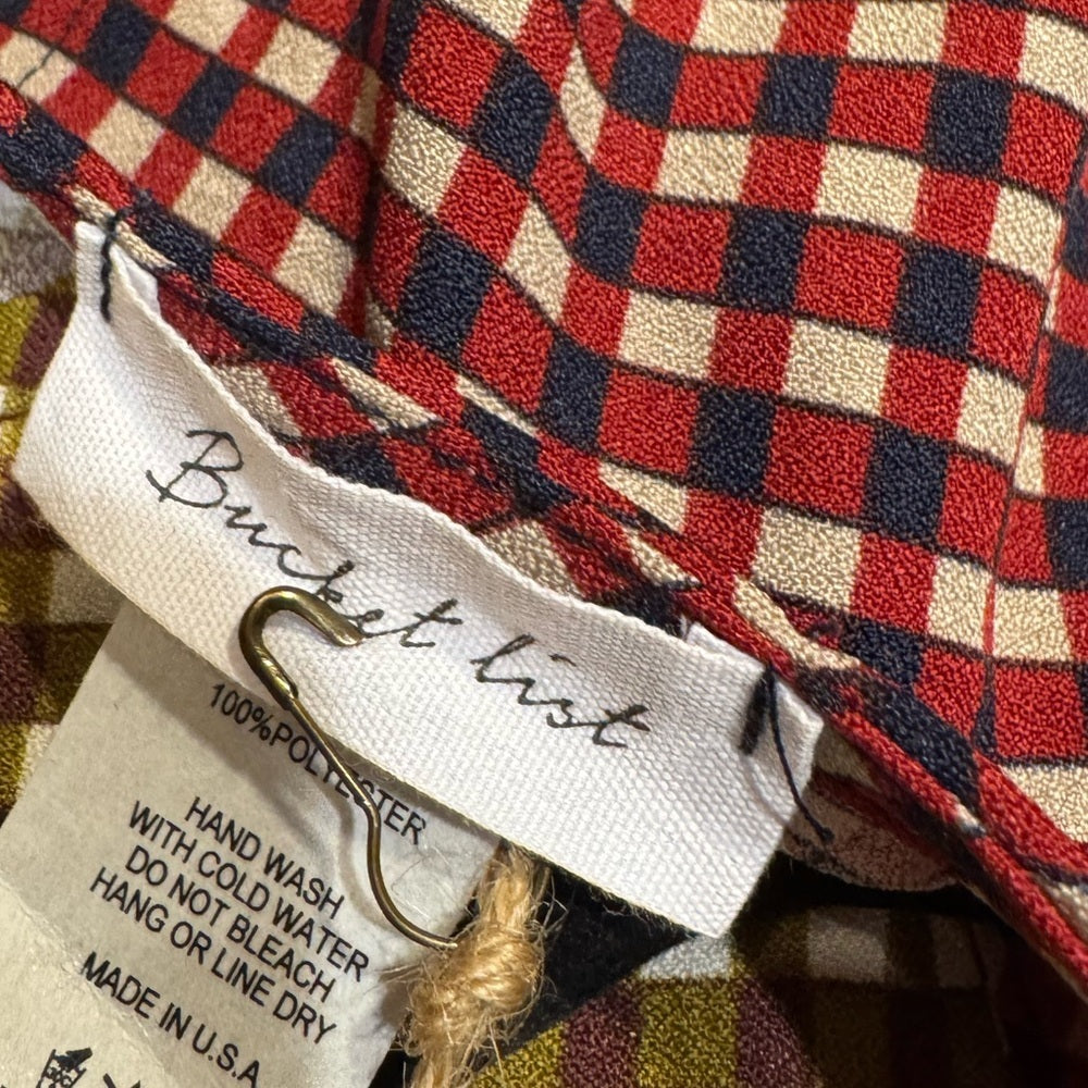 Plaid Flowy Mid Dress-Multiple Colors