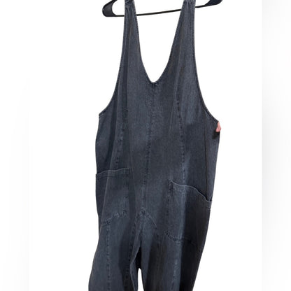 Bibi Black Denim Jumpsuit Women's Medium