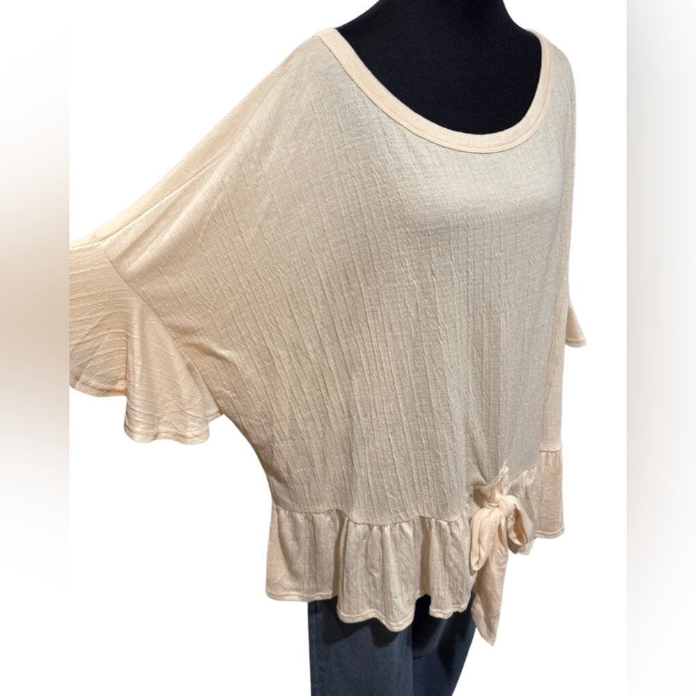 Hayden Cream Blouse women's 3XL